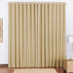 Cortina Block Blackout Blecaute para Varão Tecido Corta Luz 4,00 x 2,8