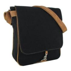 Bolsa Transversal Tiracolo Lona e Detalhes em Sintético Masculino Femi
