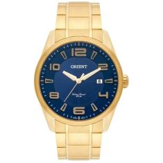 Relógio orient masculino dourado mgss1131 d2kx