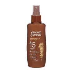 Bronzeador Cenoura & Bronze Óleo Spray FPS 15 110ml - Cenoura e Bronze