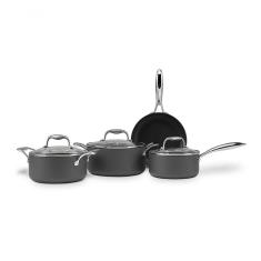 Jogo De Panelas 4 Peças Fundo Indução Diamond - Brinox Cinza Brinox