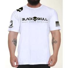Camiseta Dry Fit Black Skull - Caveira Preta