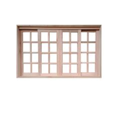 Vitro Correr Madeira Eucalipto 1,00x2,20 Cx10cm