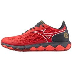 Mizuno Tênis masculino Wave Enforce Tour Ac, Vermelho-branco radiante, 38