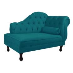 Recamier Divã Sofá Estofado Namoradeira Decorativo Sala Quarto Escritó