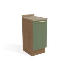 Gabinete de Cozinha Modulado Balcão Botanic M621 1 Porta c/Tampo 40cm 