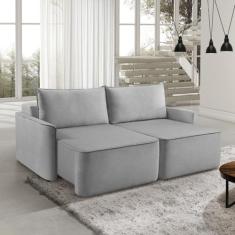 Sofá Retrátil 220cm 4 Lugares Moon 2323 - Estofart