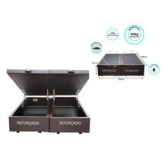 Cama Box Baú Casal Bipartida 138x188 (Dois módulos de 69x188 facilita 