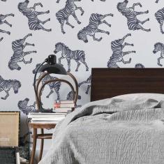 Papel De Parede Adesivo Animal Zebras N02299 0,58X3,00M - Adesivo BR