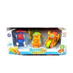 Kit Brinquedo assembly pluzze avião, trem e moto. e muito divertido. -