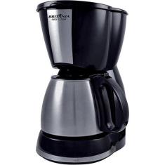 Cafeteira Elétrica Britânia CP15 Inox Temp Preto