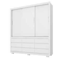 Guarda Roupa Casal 3 Portas Detroit 39290 Branco Demóbile