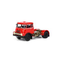 Miniatura caminhão antigo wsi daf 2000 do 4x2 13-1026 1/50, Vermelho