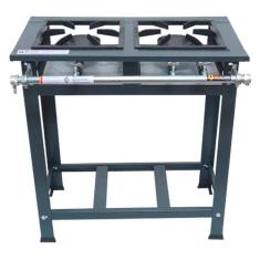 Fogão Industrial 2 Bocas 2QS Baixa Pressão P7 de Piso Metalfour