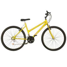 Bicicleta Aro 26 Ultra Bikes Feminina Freio V Brake, Amarelo, Aro 26