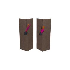 Arranhador Gato Cama Box Protetor Canto Com Bolinha