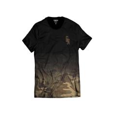 Camiseta Camuflada Marrom Street Wear Di Nuevo DN Degradê-Masculino