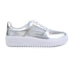 Tênis Feminino Vizzano Metalico Prata Transparente - 8497-Feminino