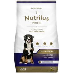 Ração Nutrilus Prime Frango para Cães Adultos de Raças Grandes - 20 Kg