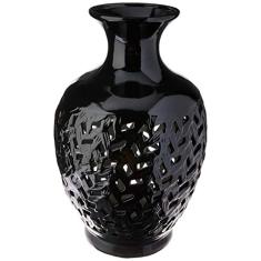 Vaso Com Recorte G Ceramicas Pegorin Preto