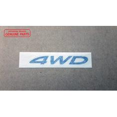 Emblema 4WD ASX Outlander airtrek Prata - Original