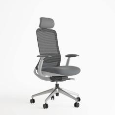 Cadeira Presidente Bella Ghw Cinza Claro