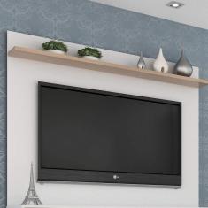 Painel para TV até 50 Polegadas 1 Prateleira Benevello Quiditá Branco