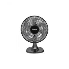 Ventilador De Mesa 40 Cm Com 6 Pas 220V Turbo 6 Preto/Cinza