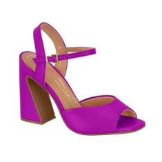 Sandália Vizzano Salto Alto Geométrico 6403 203 33/41-Feminino