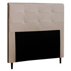 Cabeceira Cama Box Casal Luna 140cm Corano Bege