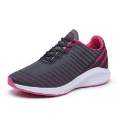 Tênis Esportivo Ascension New Try Ultraleve Confort Academia, Rosa, 38