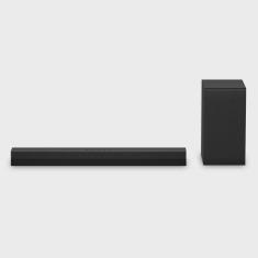Soundbar LG com Subwoofer sem Fio, 2.1 Canais, ai Sound Pro, Conexões Múltiplas e 300W rms - S40T