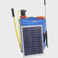 Pulverizador Costal 3x1 Elétrico Manual 20 Litros Painel Solar Bateria 3 Bicos Importway IWPCPS20-20