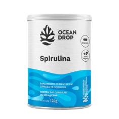 Spirulina Ocean Drop Vegana 240 Cápsulas