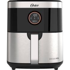 Fritadeira Oster Sem óleo 2 Em 1 Black Inox 4,8L