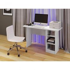 Escrivaninha Com 3 Prateleiras Nevada Branco - Carmolar