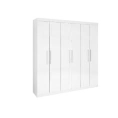Guarda Roupa Casal 6 Portas 4 Gavetas 100% Mdf Leblon D'doro 