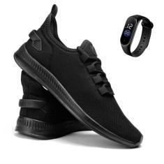 Kit Tênis Esportivo Masculino Leve Confortável Ideal Academia Corrida 