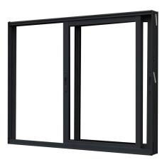Janela de Alumínio Correr 100x150cm 2 Folhas Magnum Atlântica Preto