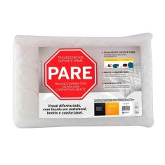 Travesseiro Fibras Siliconadas Pare c/ Suporte Firme 50x70 - Fibrasca