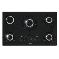 Cooktop 5 Bocas Venax Sognare Preto Gas Glp