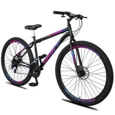 Bicicleta Aro 29 Dropp Sport Aero Aço Carbono 21 Vel Marchas Freio a D