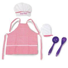 Kit Avental E Chapéu Gran Chef Infantil - Nig Brinquedos