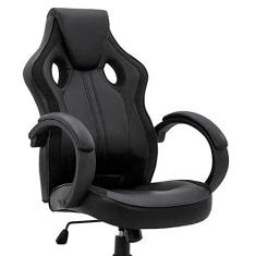 Cadeira Gamer Giratória Moob Royale Com Regulagem de Altura All Black