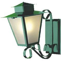 Arandela Colonial Externa Verde 35cm Maison L-5-B Ideal