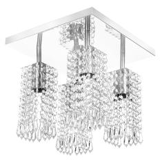 Lustre Plafon Quadclear Cristal Acrilico Quadrado Magnifico!