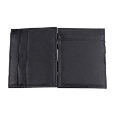 Bolsa de couro para cartão de crédito, porta-cartão de crédito Manyip dobrável, bolso para moedas, carteira com proteção contra roubo RFID. Material de proteção selecionado.