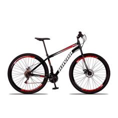 Bicicleta Aro 29 Ravok 21v Cambio Shimano Freios a Disco Com Suspensão-Unissex