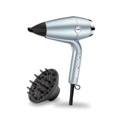 Secador de Cabelo Conair Hydro-Fusion com Difusor, 2 Velocidades, 2 Temperaturas 1875W Prateado 127V