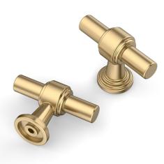 Asidrama Pacote com 10 maçanetas de armário de cozinha bronze champanhe maçanetas de gaveta puxadores de armário puxadores de zinco para gavetas de cômoda